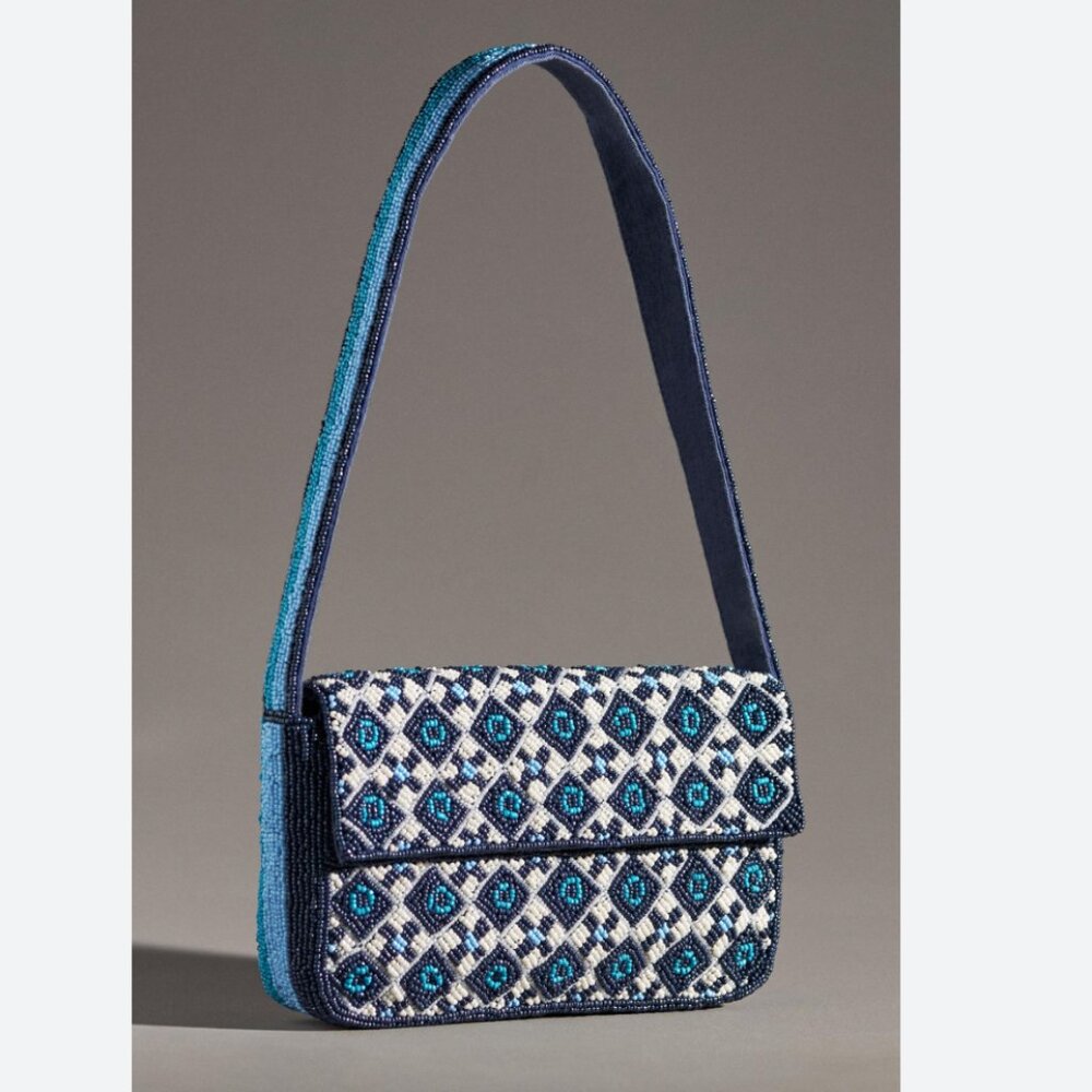 Anthropologie Fiona Beaded Bag NWT